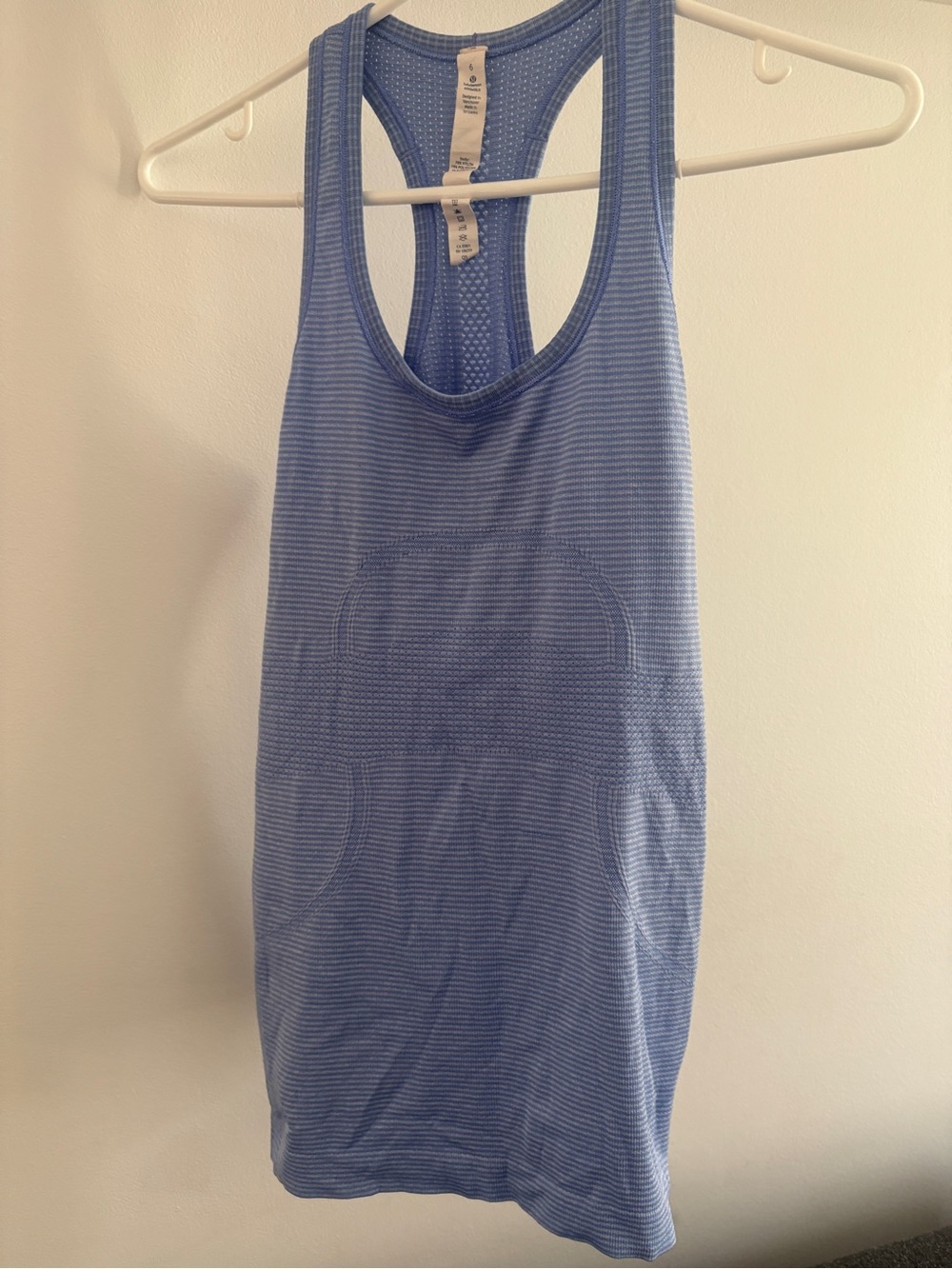 Lululemon swiftly Blue Racerback Tank Top